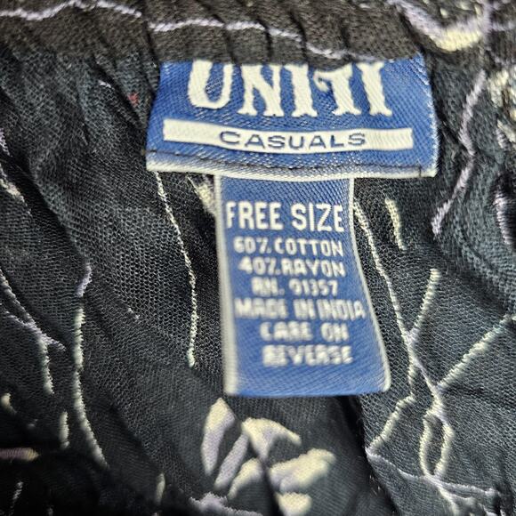 Vintage Unity Casuals Skirt Womens Pull On Cottage Floral Boho Midi Garden Fairy - Picture 5 of 6